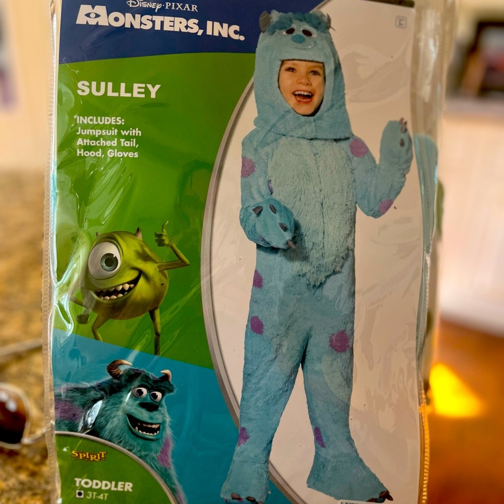 Mike Wazowski (6-12M) & Sulley (3t-4t) $20 each
